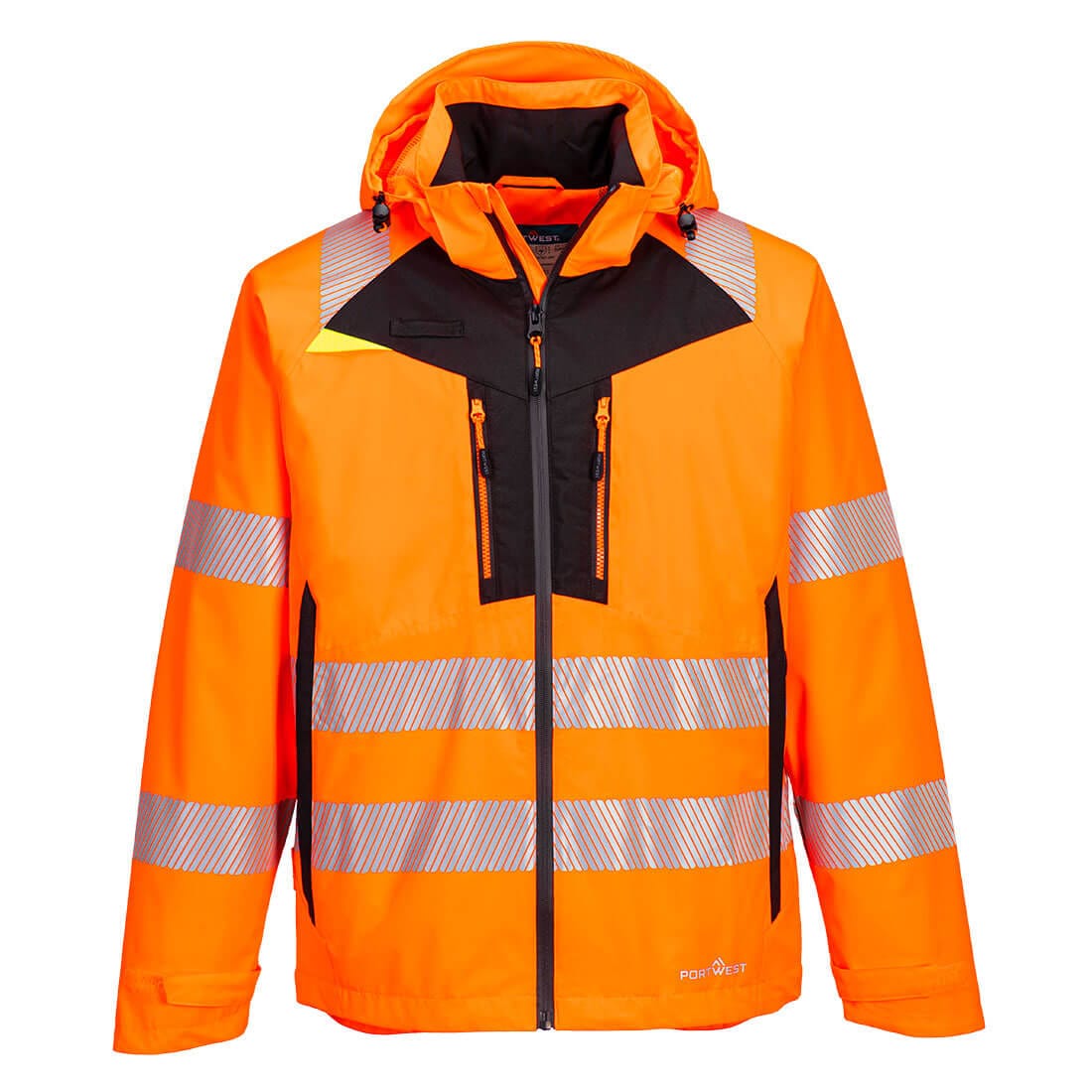 Portwest DX462 Waterproof DX4 Hi-Vis Rain Jacket