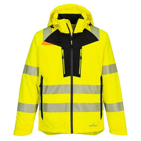 Portwest DX462 Waterproof DX4 Hi-Vis Rain Jacket