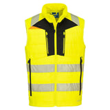 Portwest DX479 DX4 Hi-Vis Hybrid Baffle Bodywarmer