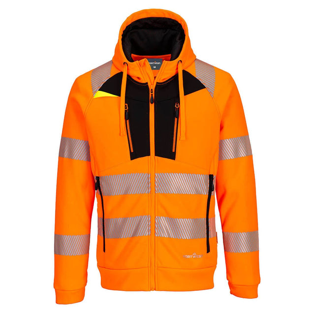 Portwest DX484 Class 2 DX4 Hi-Vis Zip Hoodie