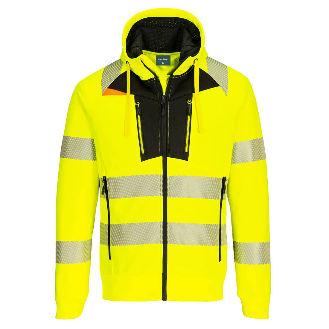 Portwest DX484 Class 2 DX4 Hi-Vis Zip Hoodie