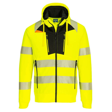 Portwest DX484 Class 2 DX4 Hi-Vis Zip Hoodie