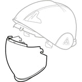 Deplta-plus-onyx-safety-helmet-retractable-visor-protective-headgear-equipment-industrial-workplace-PPE-occupational-hazard-caution-certified-adjustsble-comfortable-replaceable-face-head-shield-protection-heavy-duty-site-reflective-yellow-white-neck-support-strap
