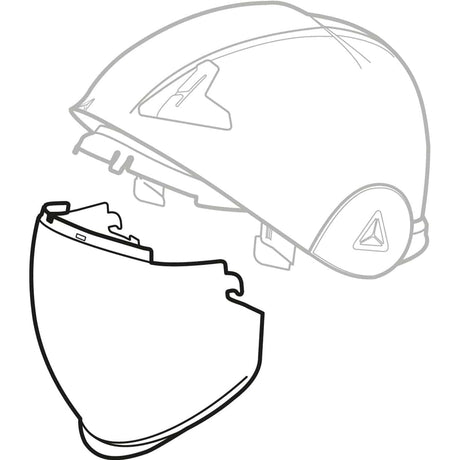 Deplta-plus-onyx-safety-helmet-retractable-visor-protective-headgear-equipment-industrial-workplace-PPE-occupational-hazard-caution-certified-adjustsble-comfortable-replaceable-face-head-shield-protection-heavy-duty-site-reflective-yellow-white-neck-support-strap