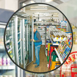 Detective-eco-observation-mirror-with-wall-bracket-indoor-use-wall-mounted-convex-blind-spot-surveillance-security-warehouse-parking-lot-acrylic-retail-stores-anti-theft-corner-elevators-safety-airports-supermarket-driveways