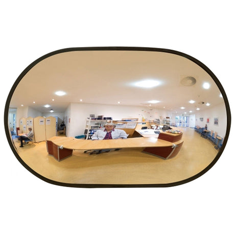 Detective-wall-observation-mirror-with-wall-bracket-indoor-use-wall-mounted-convex-blind-spot-surveillance-security-warehouse-parking-lot-acrylic-retail-stores-anti-theft-offices-corner-elevators-safety-airports-supermarket-driveways