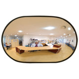 Detective-wall-observation-mirror-with-wall-bracket-indoor-use-wall-mounted-convex-blind-spot-surveillance-security-warehouse-parking-lot-acrylic-retail-stores-anti-theft-offices-corner-elevators-safety-airports-supermarket-driveways
