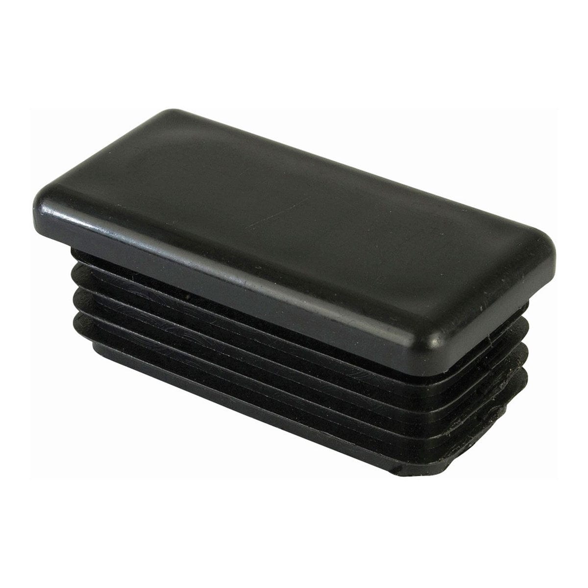 Upright Black Plastic End Cap