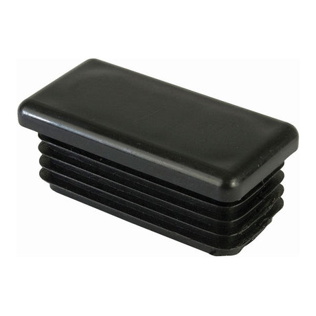 Upright Black Plastic End Cap