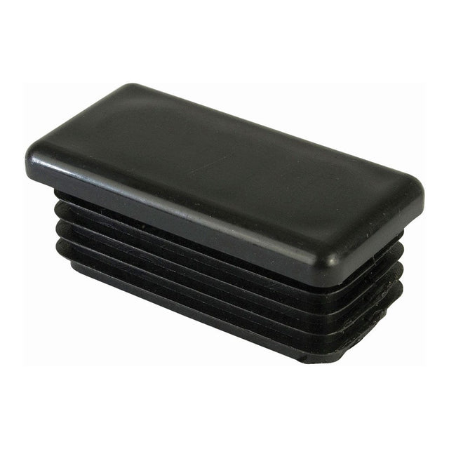 Upright Black Plastic End Cap