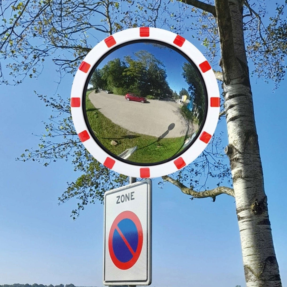 Condensation Resistant Traffic Mirror