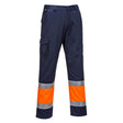 Portwest E049 Hi-Vis Contrast Class 1 Service Trousers