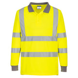 Portwest EC11 Class 3 Eco Hi-Vis Polo Shirt L/S (6 Pack)