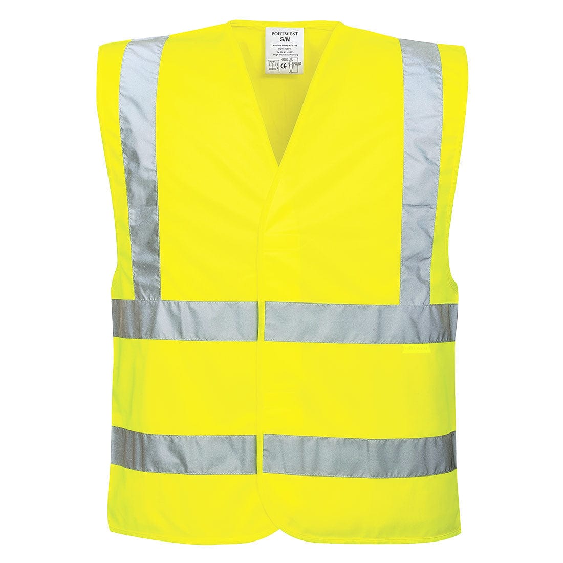 Portwest EC76 Class 2 Eco Hi-Vis Vest (10 Pack)