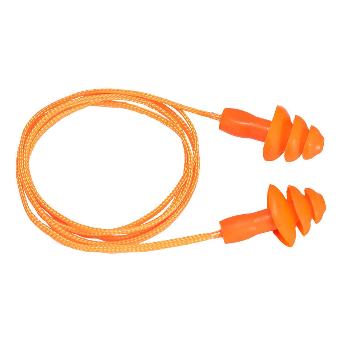 Portwest EP04 Reusable Corded TPR Ear Plugs (50 Pairs)