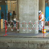 Extendable-trellis-barrier-Flexi-barrier-Expandable-4,000mm-Red-White-Traffic-line-Adjustable-crowd-control-Portable-Safety-Retractable-Versatile-High-visibility-Traffic-management-Durable-Multipurpose-light-weight