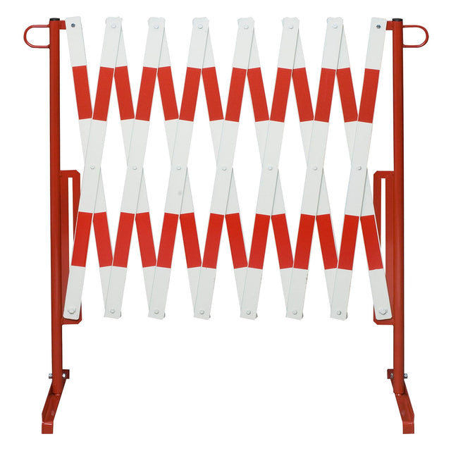 Extendable-trellis-barrier-Flexi-barrier-Expandable-4,000mm-Red-White-Traffic-line-Adjustable-crowd-control-Portable-Safety-Retractable-Versatile-High-visibility-Traffic-management-Durable-Multipurpose-red-white