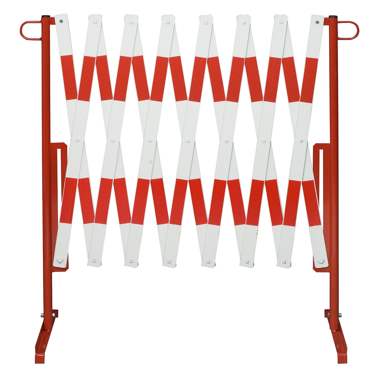 Extendable-trellis-barrier-Flexi-barrier-Expandable-4,000mm-Red-White-Traffic-line-Adjustable-crowd-control-Portable-Safety-Retractable-Versatile-High-visibility-Traffic-management-Durable-Multipurpose-light-weight
