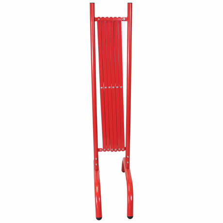 Concertina safety barrier Concertina design Steel Black and yellow Extendable safety fence crowd control Portable Heavy-duty Retractable safety High-visibility
