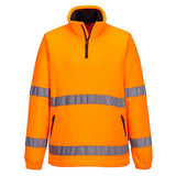 Portwest F302 Class 3 Hi-Vis 1/2 Zip Fleece