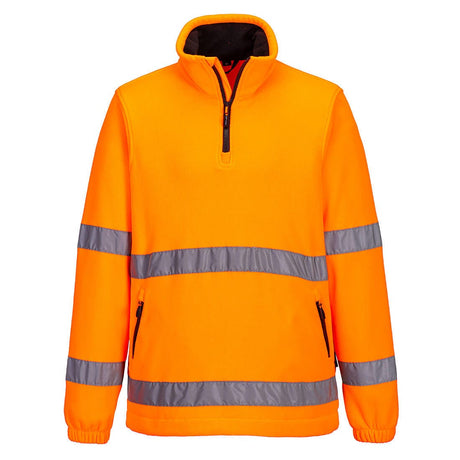 Portwest F302 Class 3 Hi-Vis 1/2 Zip Fleece