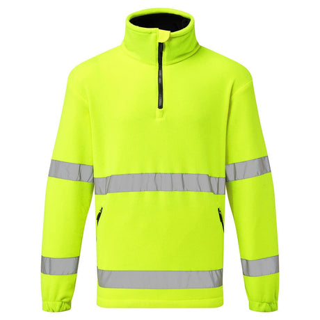 Portwest F302 Class 3 Hi-Vis 1/2 Zip Fleece