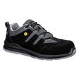Portwest FE07 Waterproof Composite Cow Suede Leather Trainer S1 ESD SR FO