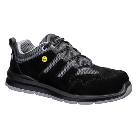 Portwest FE07 Waterproof Composite Cow Suede Leather Trainer S1 ESD SR FO