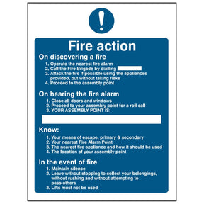 fire-action-on-discovering-a-fire-alarm-steps-assembly-point-sign-safety-extinguisher-signage-fire-evacuation-escape-hazard-identify-locate-instruct-prevention-regulations-compliance-gear-self-adhesive-rigid-PVC-foam-high-impact-polystyrene-photoluminescent-polycarbonate
