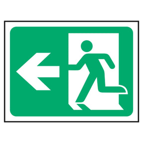 fire-exit-running-man-left-arrow-emergency-fire-extinguisher-signage-evacuation-escape-hazard-identify-locate-instruct-alarm-prevention-assembly-regulations-compliance-gear-self-adhesive-rigid-PVC-foam-high-impact-polystyrene-photoluminescent-polycarbonate