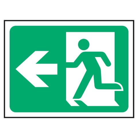 fire-exit-running-man-left-arrow-emergency-fire-extinguisher-signage-evacuation-escape-hazard-identify-locate-instruct-alarm-prevention-assembly-regulations-compliance-gear-self-adhesive-rigid-PVC-foam-high-impact-polystyrene-photoluminescent-polycarbonate