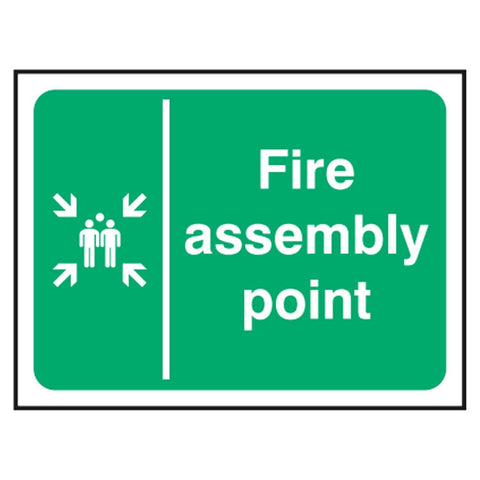 fire-assembly-point-safety-extinguisher-signage-evacuation-escape-hazard-identify-locate-instruct-alarm-prevention-assembly-regulations-compliance-gear-self-adhesive-rigid-PVC-foam-high-impact-polystyrene-photoluminescent-polycarbonate