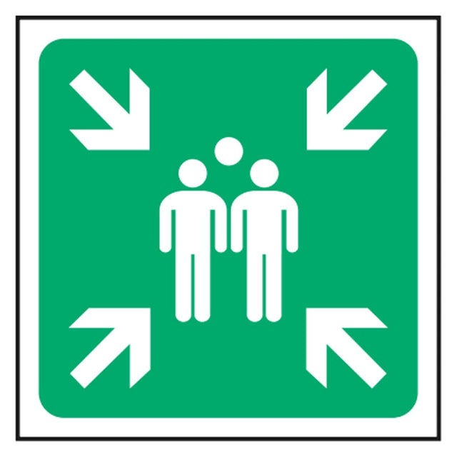 fire-assembly-point-safety-extinguisher-signage-evacuation-escape-hazard-identify-locate-instruct-alarm-prevention-assembly-regulations-compliance-gear-self-adhesive-rigid-PVC-foam-high-impact-polystyrene-photoluminescent-polycarbonate