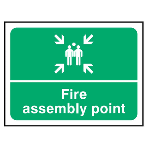 fire-assembly-point-safety-extinguisher-signage-evacuation-escape-hazard-identify-locate-instruct-alarm-prevention-assembly-regulations-compliance-gear-self-adhesive-rigid-PVC-foam-high-impact-polystyrene-photoluminescent-polycarbonate