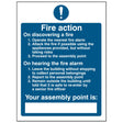 fire-action-on-discovering-a-fire-steps-sign-safety-extinguisher-signage-fire-evacuation-escape-hazard-identify-locate-instruct-alarm-prevention-regulations-compliance-gear-self-adhesive-rigid-PVC-foam-high-impact-polystyrene-photoluminescent-polycarbonate