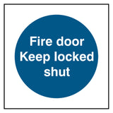 fire-door-keep-locked-shut-sign-safety-extinguisher-signage-fire-evacuation-escape-hazard-identify-locate-instruct-alarm-prevention-regulations-compliance-gear-self-adhesive-rigid-PVC-foam-high-impact-polystyrene-photoluminescent-polycarbonate