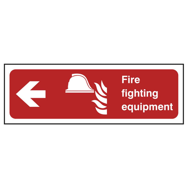 Fire Safety Signs - Fire Fighting Equipment Left Arrow | SSUK