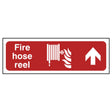 fire-hose-reel-up-arrow-sign-emergency-exit-fire-extinguisher-signage-evacuation-escape-hazard-identify-locate-instruct-alarm-prevention-assembly-regulations-compliance-gear-self-adhesive-rigid-PVC-foam-high-impact-polystyrene-photoluminescent-polycarbonate
