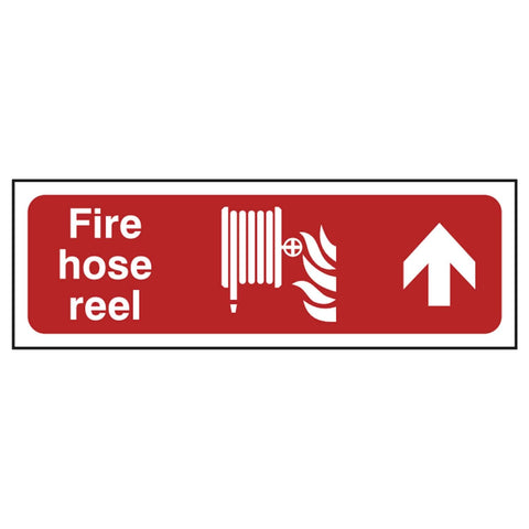 fire-hose-reel-up-arrow-sign-emergency-exit-fire-extinguisher-signage-evacuation-escape-hazard-identify-locate-instruct-alarm-prevention-assembly-regulations-compliance-gear-self-adhesive-rigid-PVC-foam-high-impact-polystyrene-photoluminescent-polycarbonate