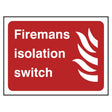 firemans-isolation-switch-sign-emergency-exit-fire-extinguisher-signage-evacuation-escape-hazard-identify-locate-instruct-alarm-prevention-assembly-regulations-compliance-gear-self-adhesive-rigid-PVC-foam-high-impact-polystyrene-photoluminescent-polycarbonate