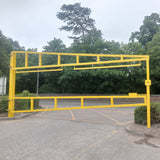 fixed-height-restriction-barriers-goalposts-vehicle-gates-overhead-low-clearance-systems-access-control-warning-enforcement-car-parks-toll-booths-truck-hgv-stops-airports-industrial-sites-warehouses-theme-parks-commercial-residential-shopping-centres-stadium-parking