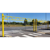 fixed-height-restriction-barriers-goalposts-vehicle-gates-overhead-low-clearance-systems-access-control-warning-enforcement-car-parks-toll-booths-truck-hgv-stops-airports-industrial-sites-warehouses-theme-parks-commercial-residential-shopping-centres-stadium-parking