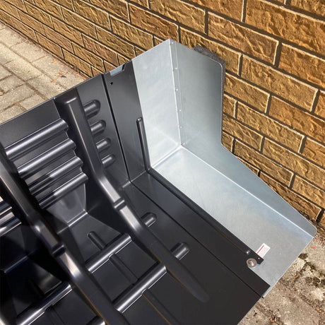 flood-fence-containment-flood-prevention-control-barrier-protection-water-mitigation-floodwall-defence-walls-barricades-emergencies-yellow-black-lightweight-slimline-reusable-portable-steel-wall-connector-durable-robust-emergency