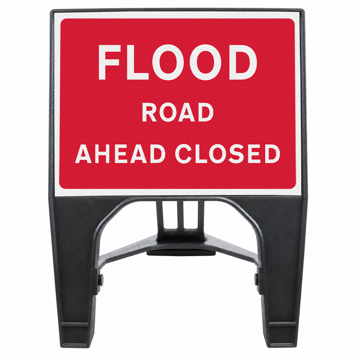 Flood Road Ahead Closed 600 x 450mm Q-Sign