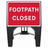 Footpath Closed 600 x 450mm Q-Sign