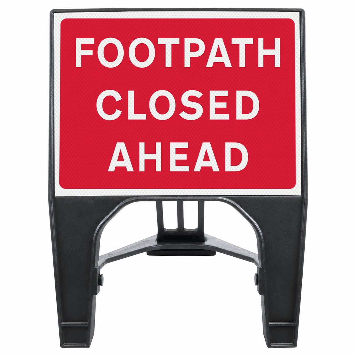 Footpath Closed Ahead 600 x 450mm Q-Sign