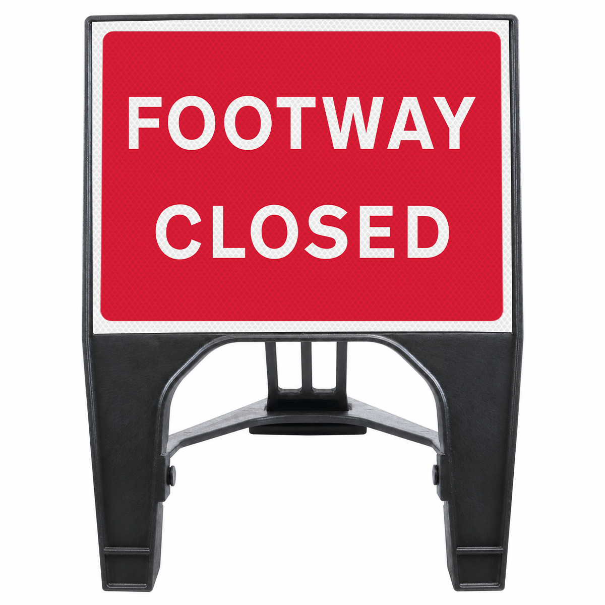 Footway Closed 600 x 450mm Q-Sign