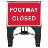 Footway Closed 600 x 450mm Q-Sign