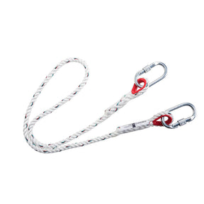 Portwest FP24 Waterproof Single Rope 1.5m Restraint Lanyard