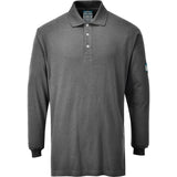 Portwest FR10 Modaflame Knit FR Long Sleeve Polo Shirt